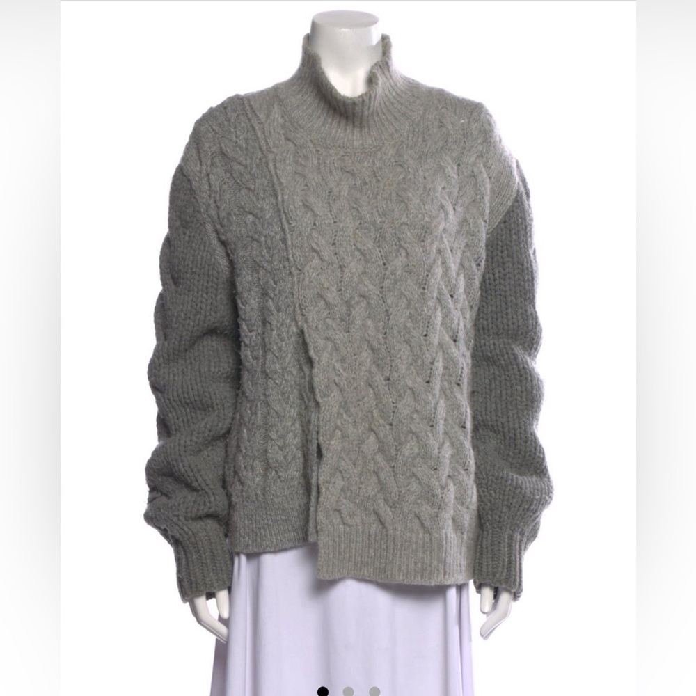 Stella McCartney turtleneck cable knit sweater